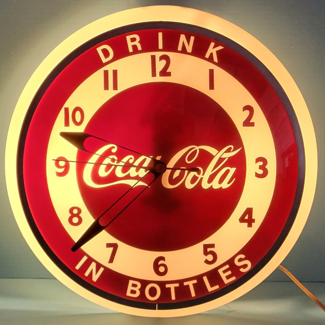 Drink Coca Cola In Bottles Dualite Clock (1 of 3)
