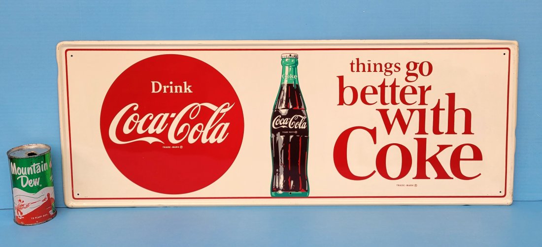 Things Go Better With Coke Sign With Bottle (1 of 2)