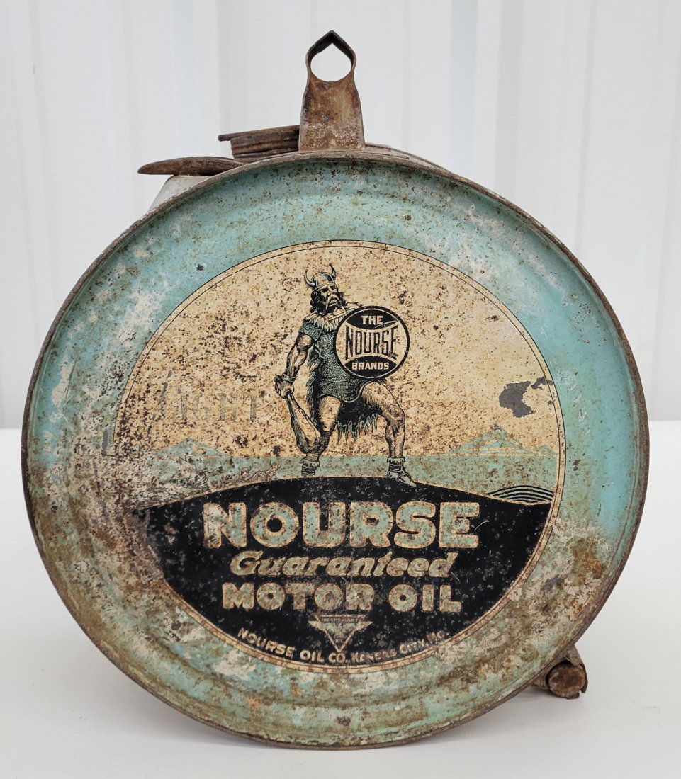 Nourse Guaranteed Motor Oil Rocker Can (1 of 4)