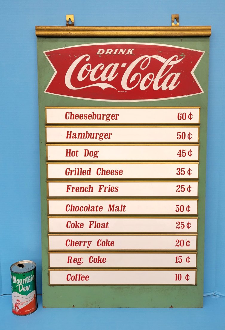 Drink Coca Cola  Fishtail Menuboard (1 of 3)