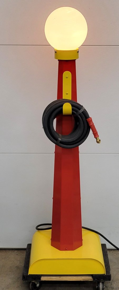 Contemporary Service Station Island air hose with light (1 of 4)