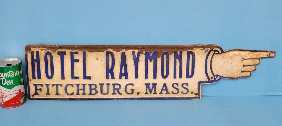 Embossed Pointer Directional Sign for Hotel Raymond (1 of 2)