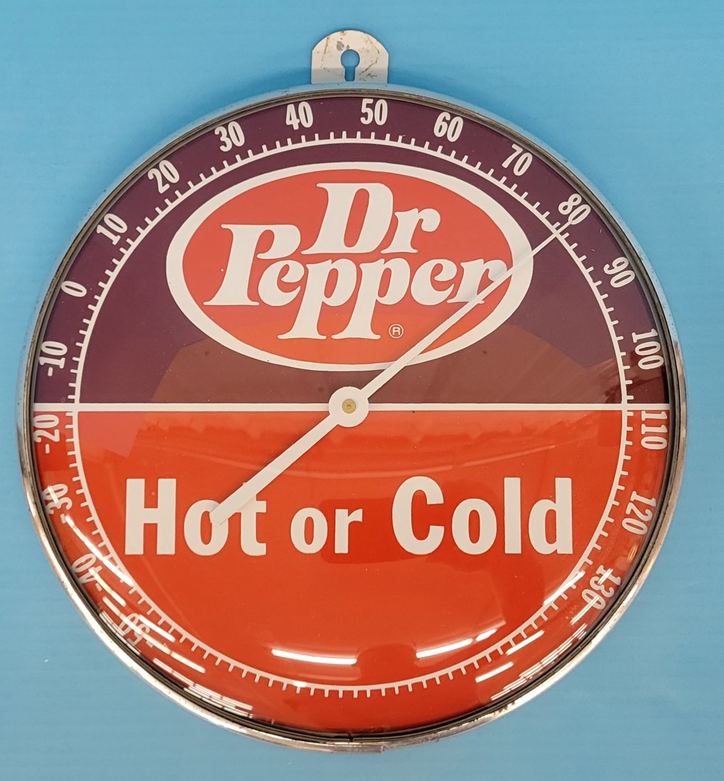 Dr Pepper Hot or Cold Round Thermometer (1 of 2)
