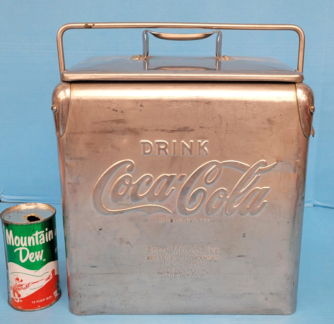 Coca Coca Embossed 6 Pack Picnic Cooler Stainless (1 of 4)