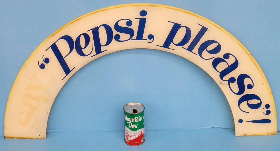 Say Pepsi Please Cleveland Clock Marquee Sign (1 of 2)