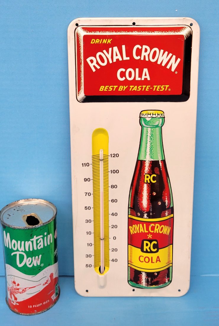 Royal Crown Cola embossed 3d Thermometer (1 of 3)