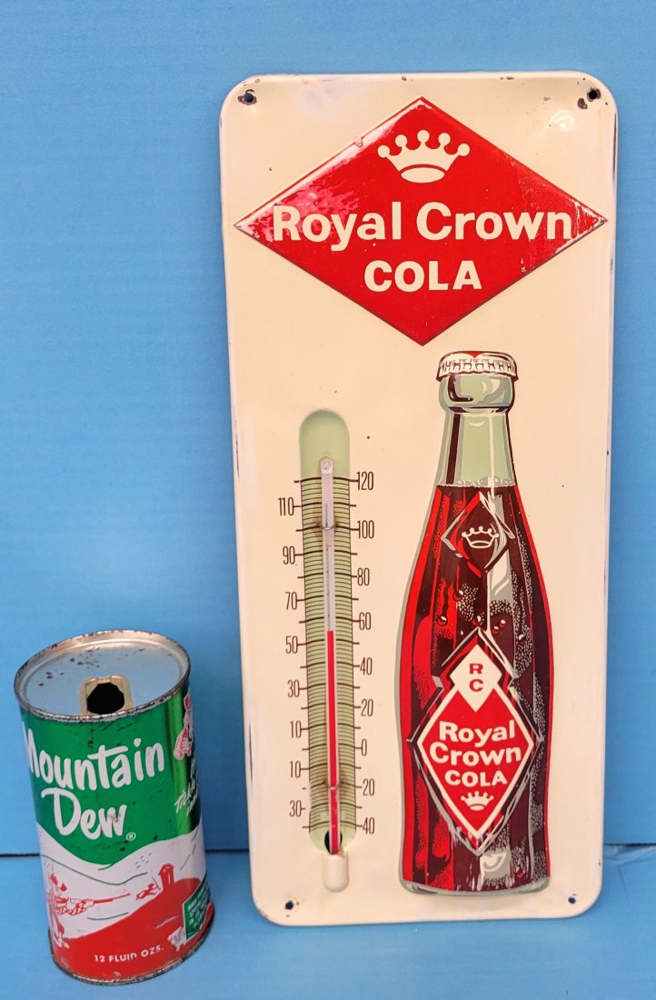 Royal Crown Cola embossed 3D Thermometer (1 of 3)