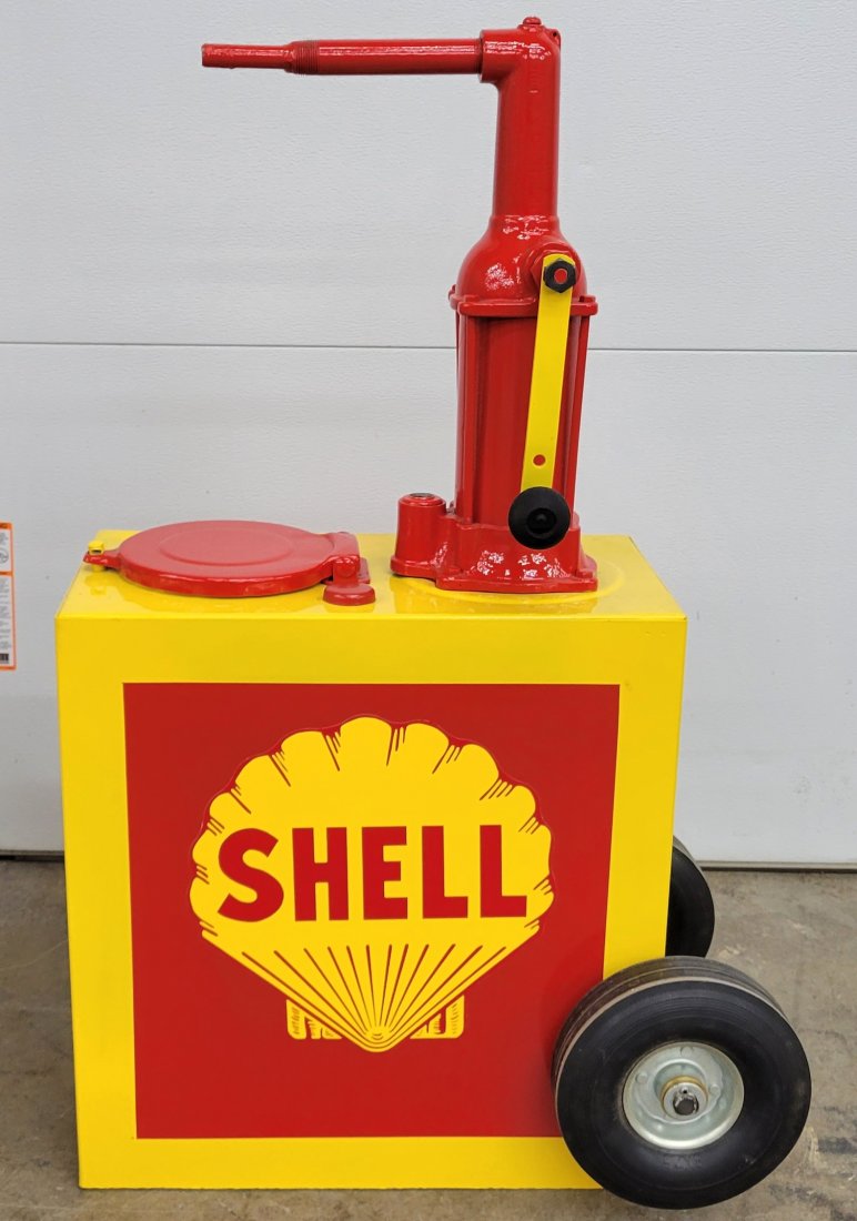 Restored Shell Lubester with wheels (1 of 2)