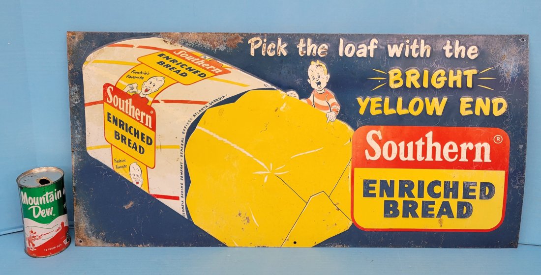 Southern Enriched Bread embossed tin sign (1 of 5)