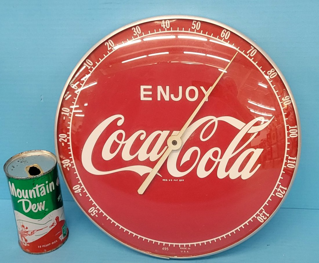 Enjoy Coca Cola  Round Thermometer (1 of 2)