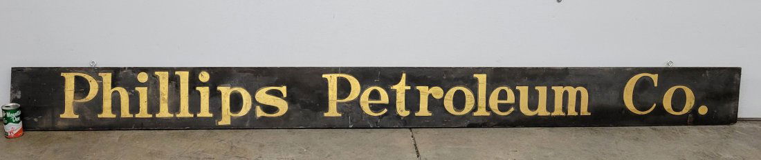 Phillips Petroleum Co.Wood Sign (1 of 2)