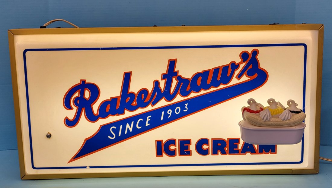 Rakestraw's Ice Cream Light Up Sign (1 of 7)