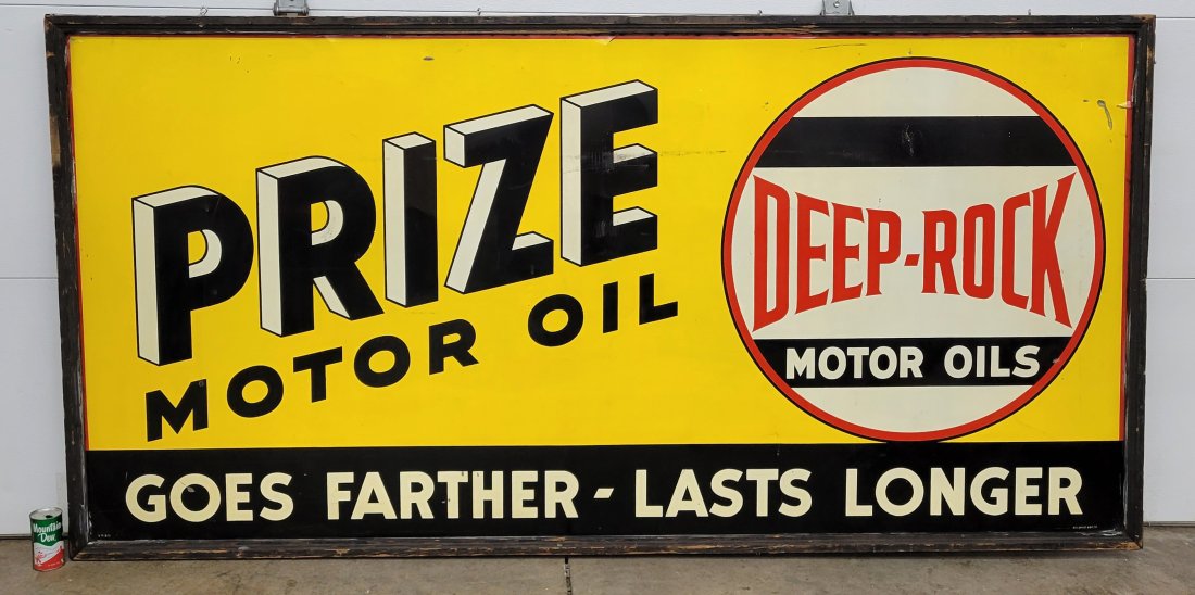 日本人気超絶の Motor & Gasoline Rock Deep Oils W/ Sign Porcelain コレクション