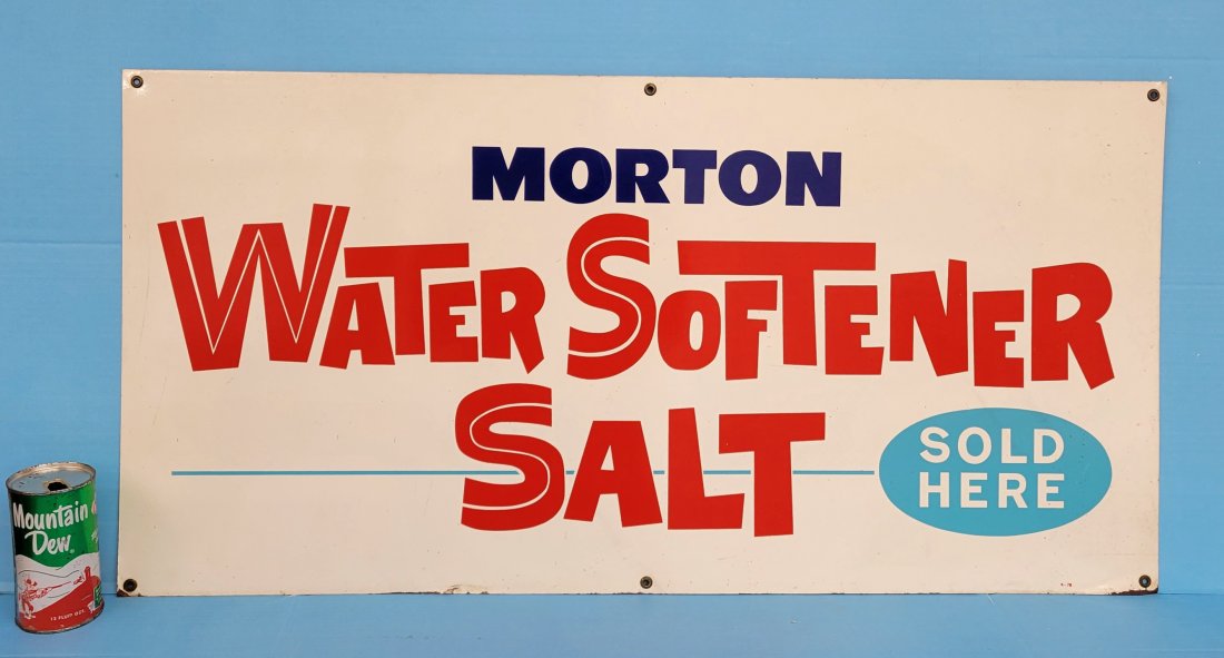 Morton Water Softener Salt Sign (1 of 2)