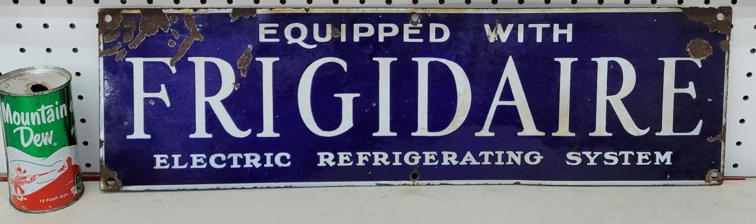 Frigidaire Single Sided Porcelain Sign (1 of 2)