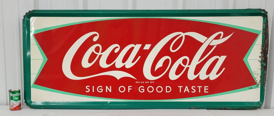 Coca Coca Sign of Good Taste Fishtail Sign (1 of 6)