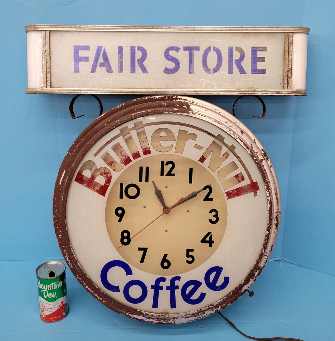 Butternut Coffee Neon Clock (1 of 5)