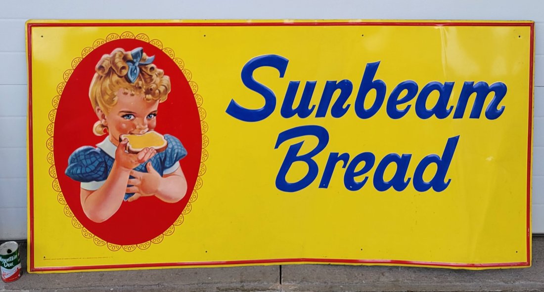 Sunbeam  Bread Single Sided Metal Sign (1 of 5)