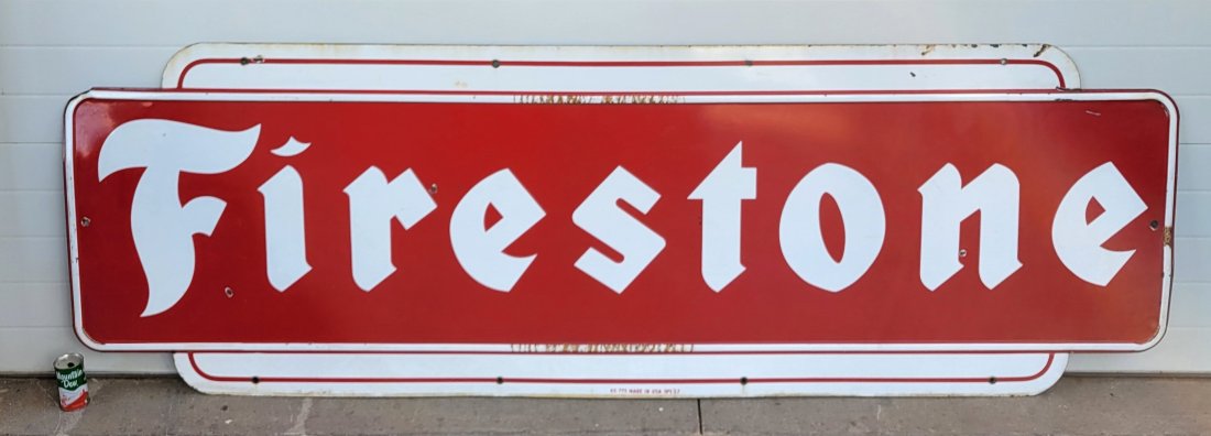 Firestone Single Sided Porcelain Sign (1 of 4)