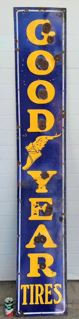 Goodyear Tires porcelain  sign (1 of 5)