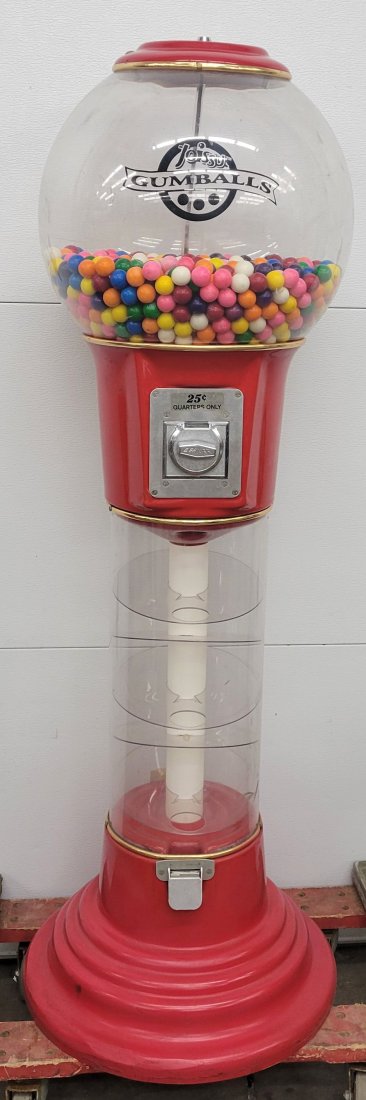 Large 5ft 25 cent gumball machine (1 of 1)