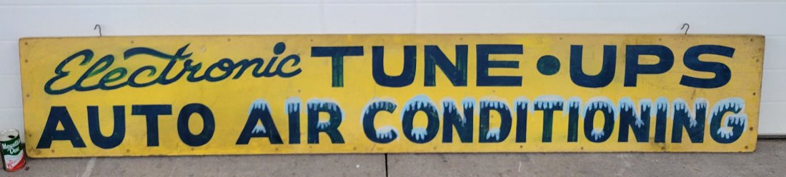 Large Electronic Tune Ups Auto Air Conditioning sign (1 of 3)