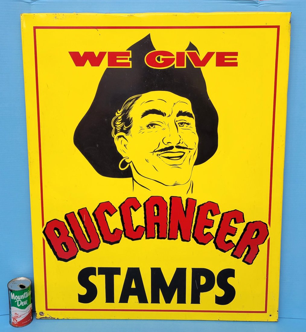 Buccaneer stamps sign (1 of 3)