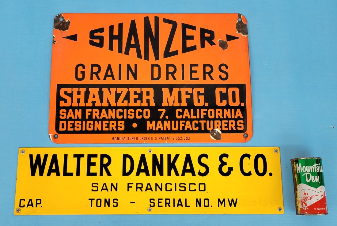 2 San Francisco California porcelain signs (1 of 2)