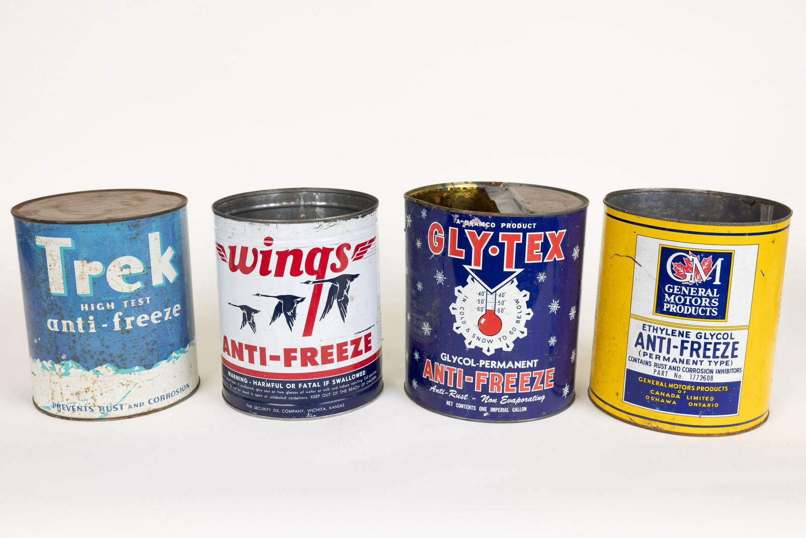Lot of 4 Mixed 1 Gallon Cans Wings General Motors etc (1 of 2)