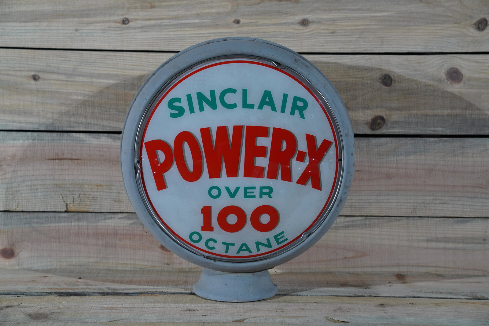 Sinclair Power-X Over 100 Octane Complete Gas Globe (1 of 4)