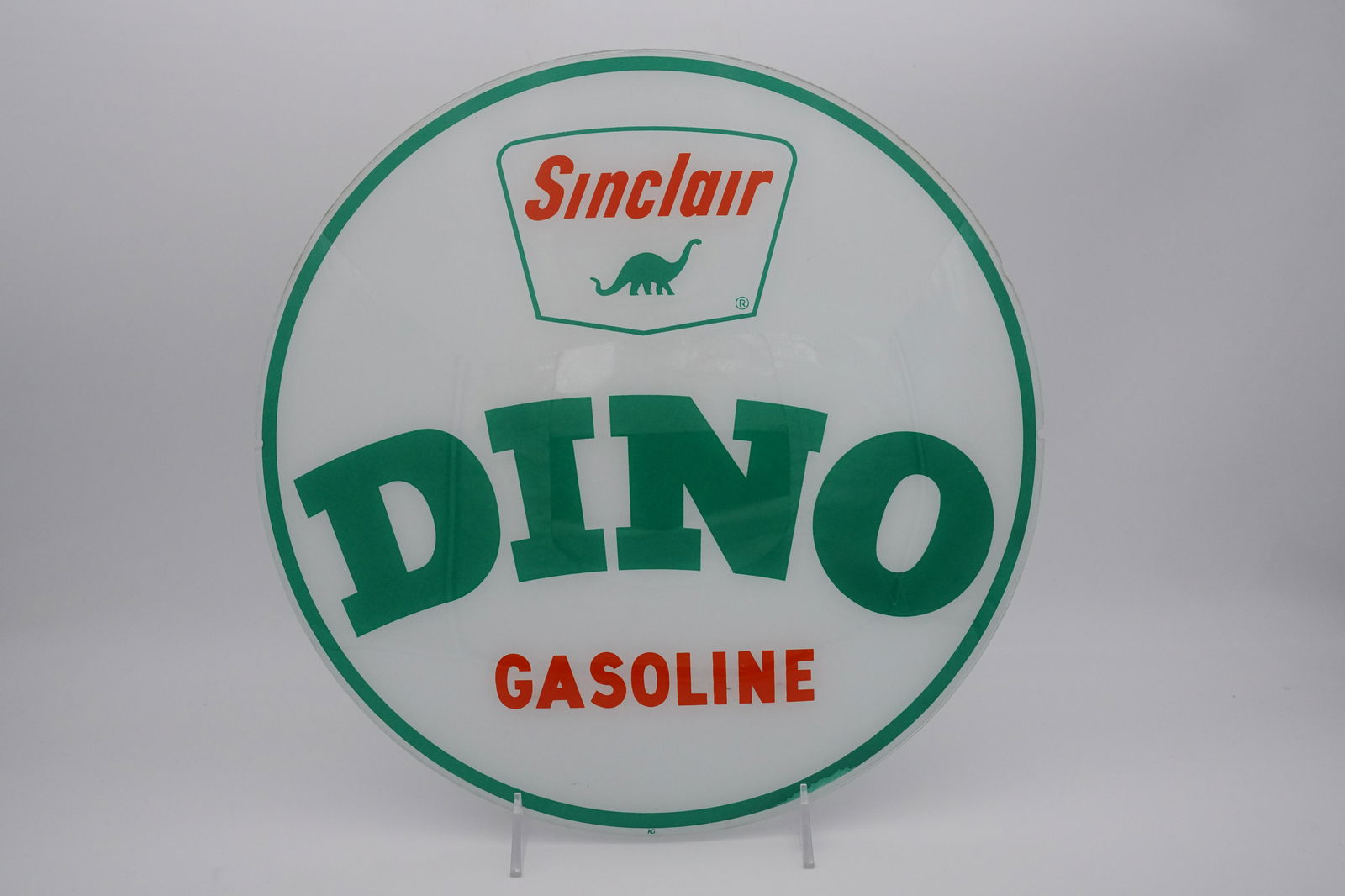 Sinclair Green Dino 13.5" Gasoline Globe Lens (1 of 2)