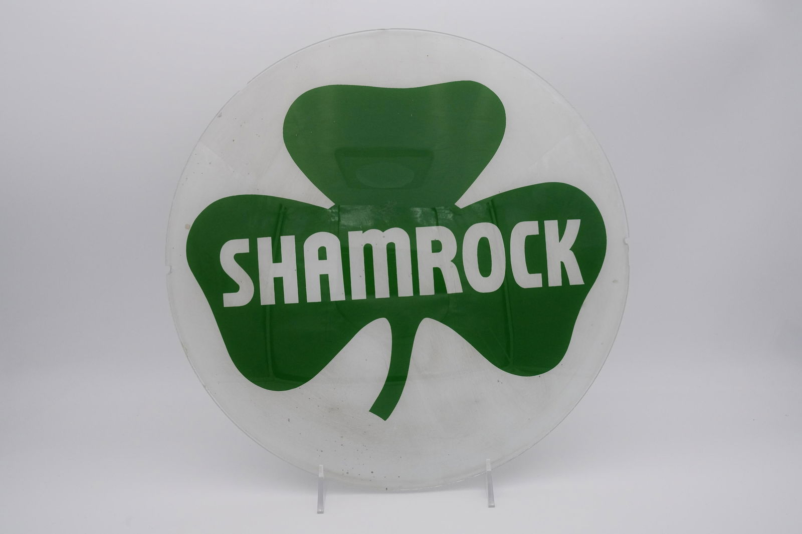 Shamrock Gasoline 13.5" Gas Globe Lens (1 of 2)