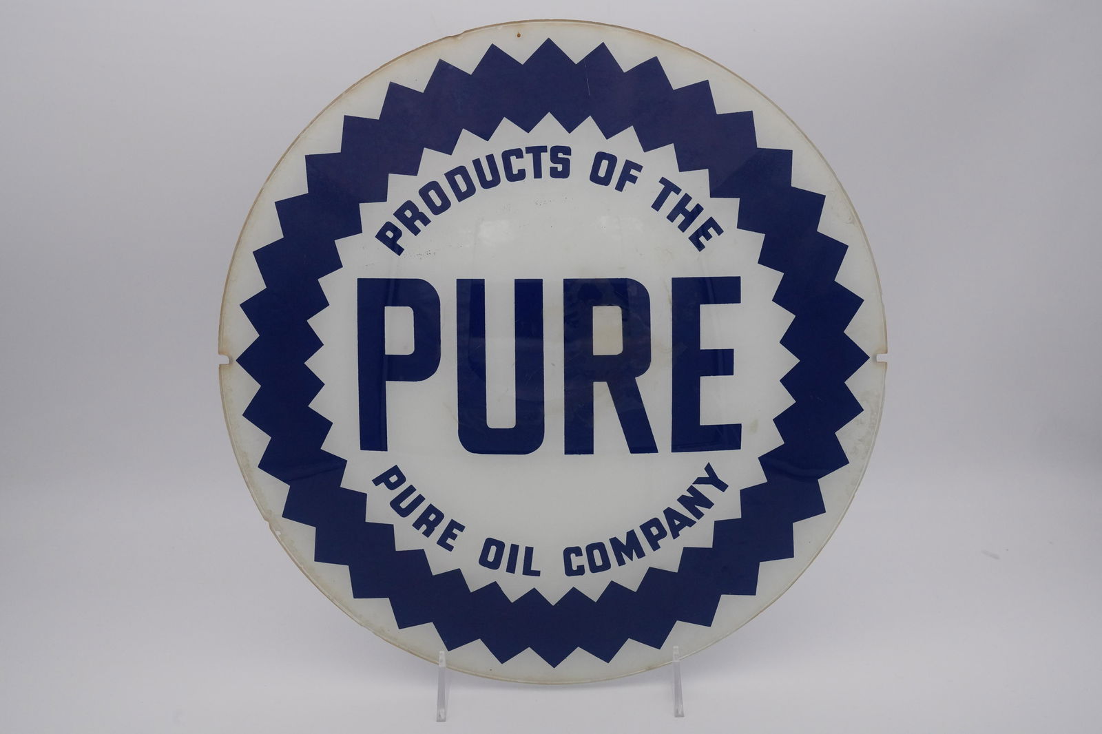 Products of the Pure Oil Company 13.5" Gas Globe Lens (1 of 2)