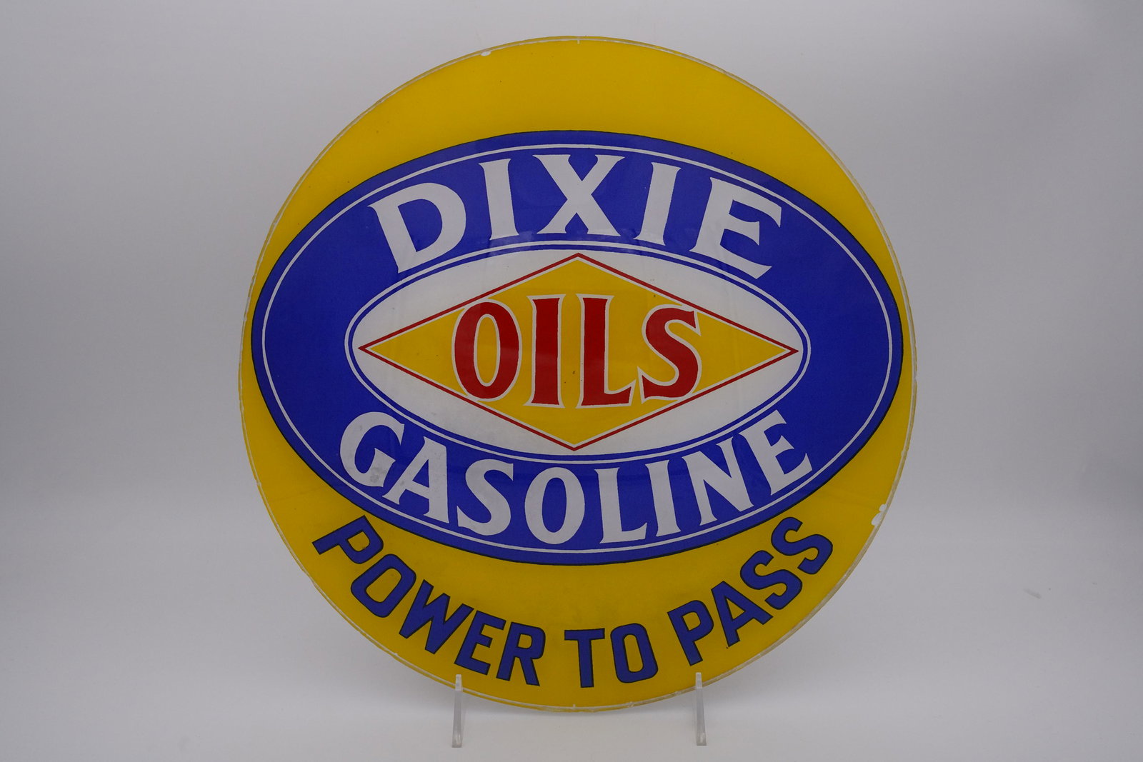 Dixie Gasoline Oils Power To Pass 13.25" Gas Globe Lens (1 of 2)