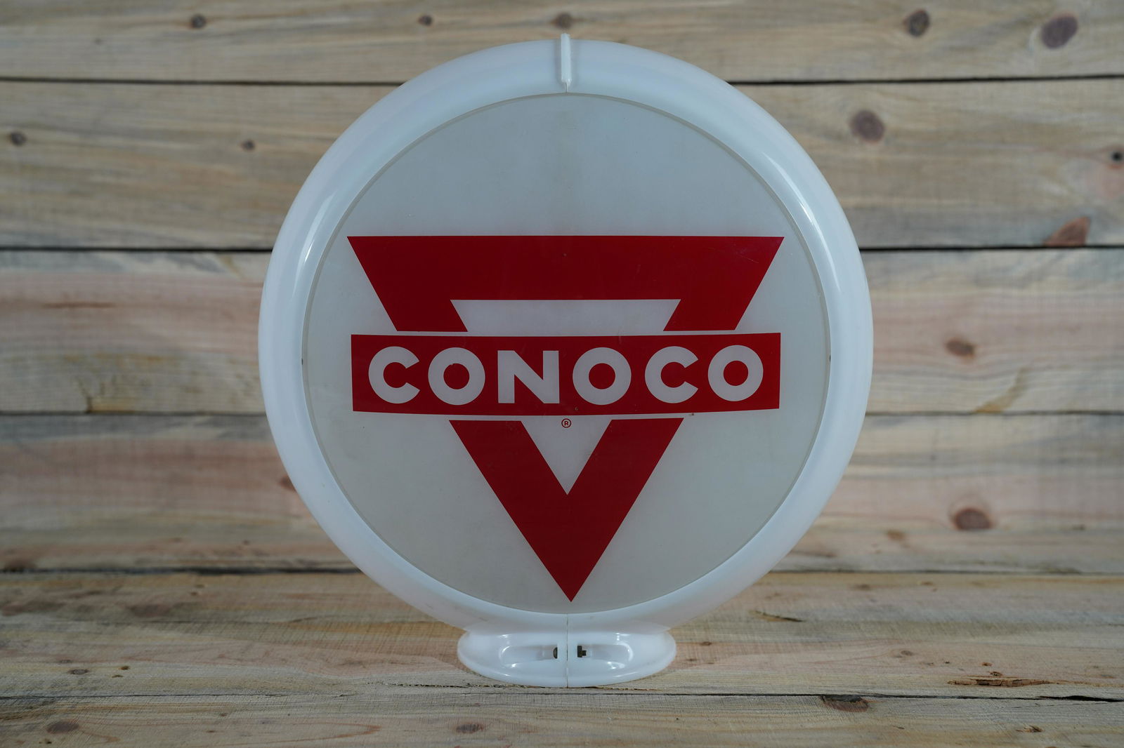Conoco 13.5" Complete Gas Globe & Lenses (1 of 4)