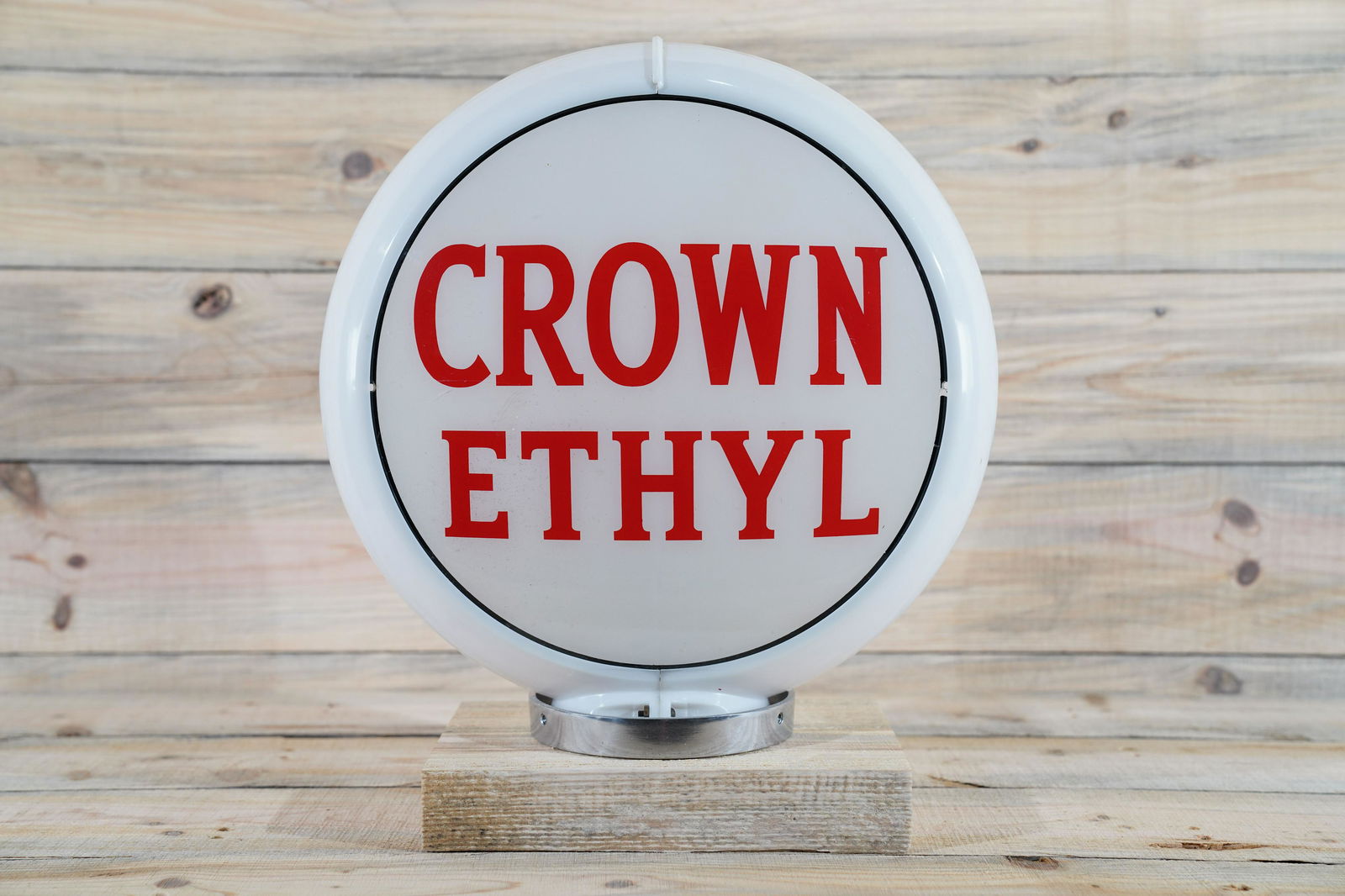 Crown Ethyl & Extra 13.5" Gas Globe & Lenses (1 of 6)
