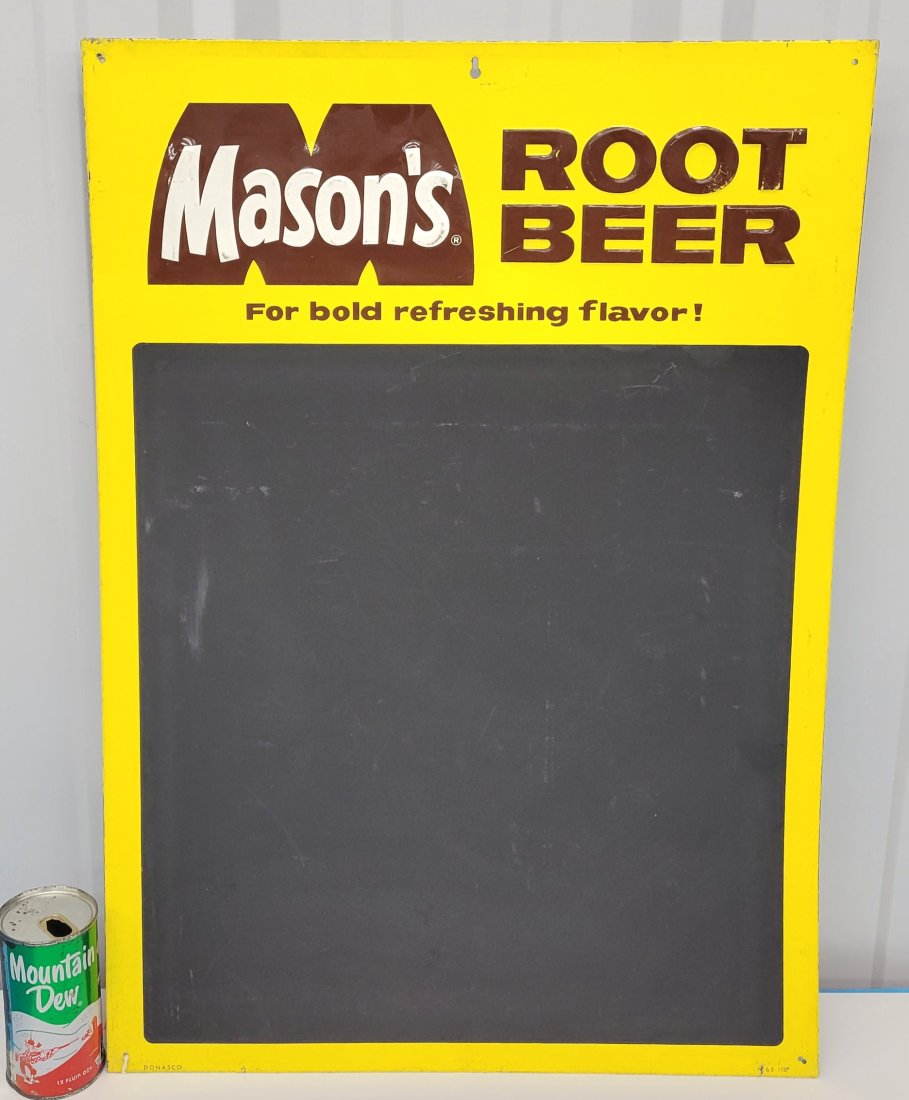 Mason's Root Beer Menu Board Sign (1 of 3)
