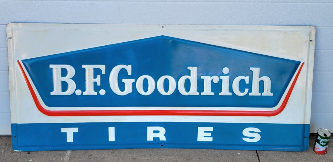 B.f. Goodrich Tires Metal Sign