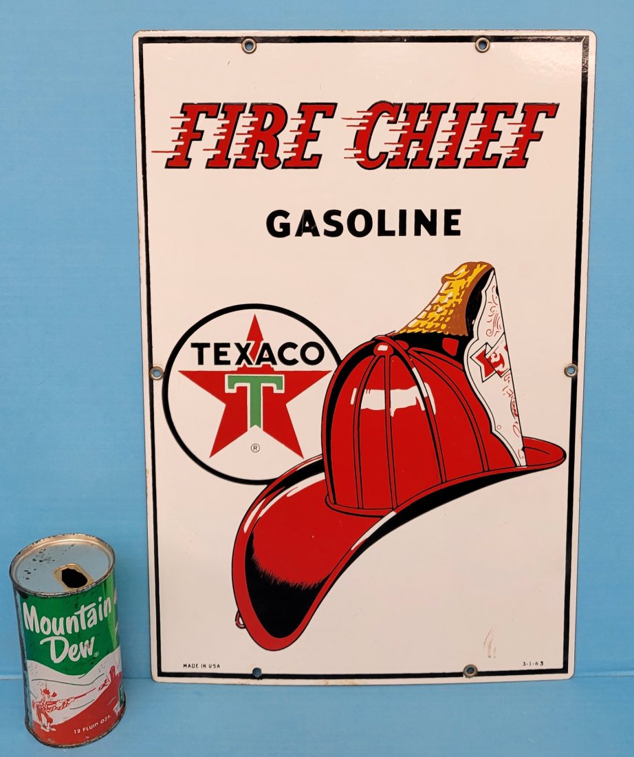 Fire Chief Gas Pump Plate (1 of 3)