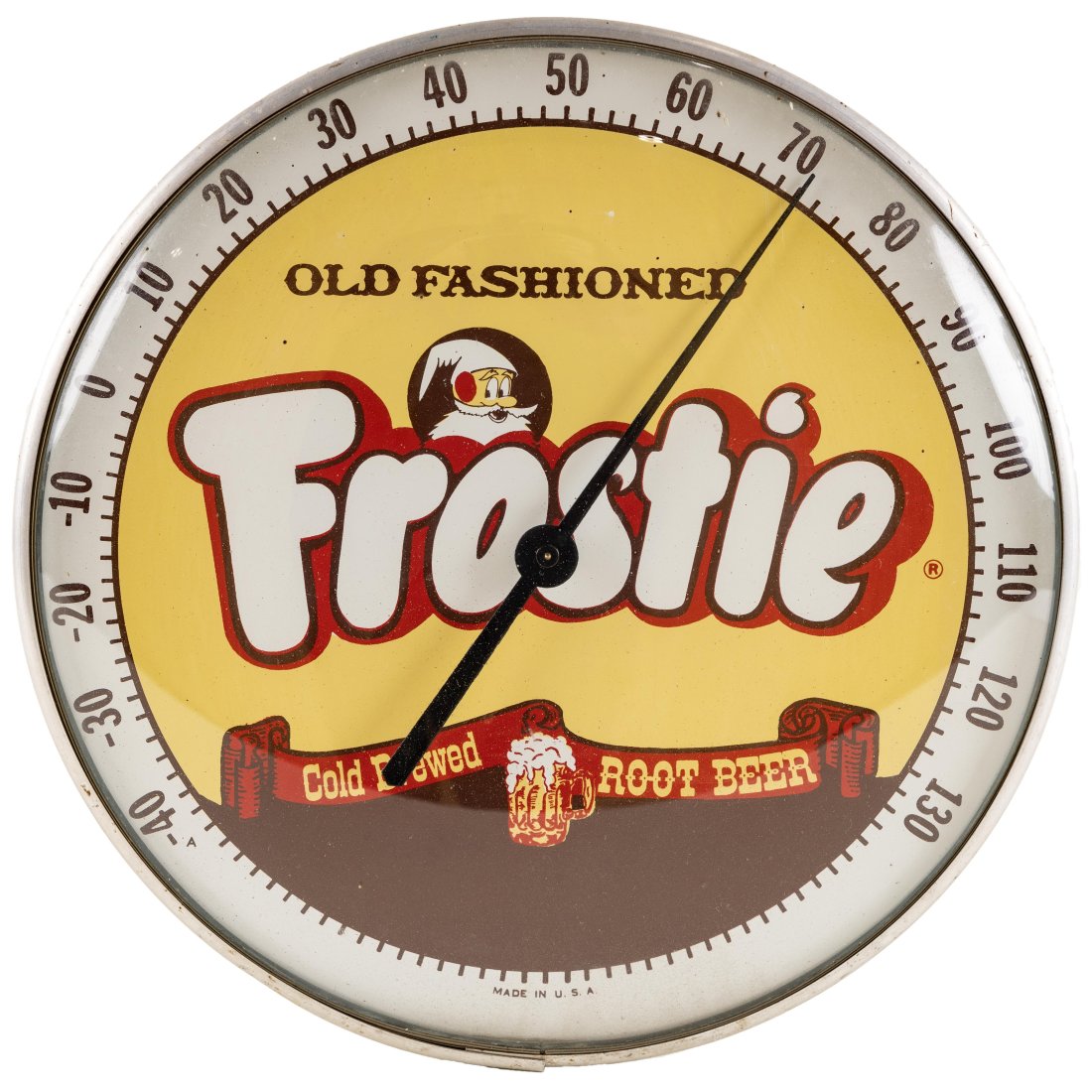 Frostie Root Beer w/Logo Round Thermometer (1 of 2)