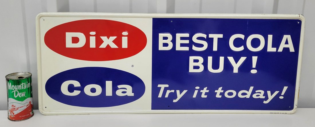 Dixi Cola "Best Cola Buy!" Metal Sign (1 of 3)