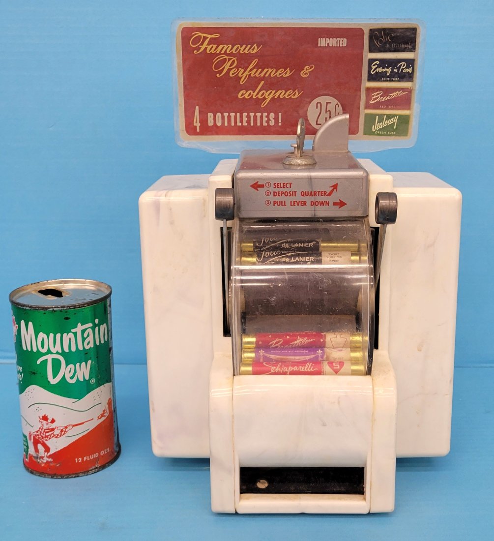 Coin operated perfume dispenser napkin holder (1 of 4)