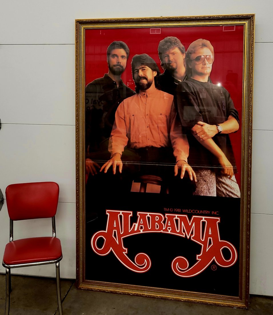Life size Alabama framed cardboard die cut stand up (1 of 1)