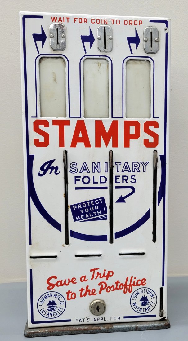 Porcelain Postage Stamp vending machine (1 of 2)