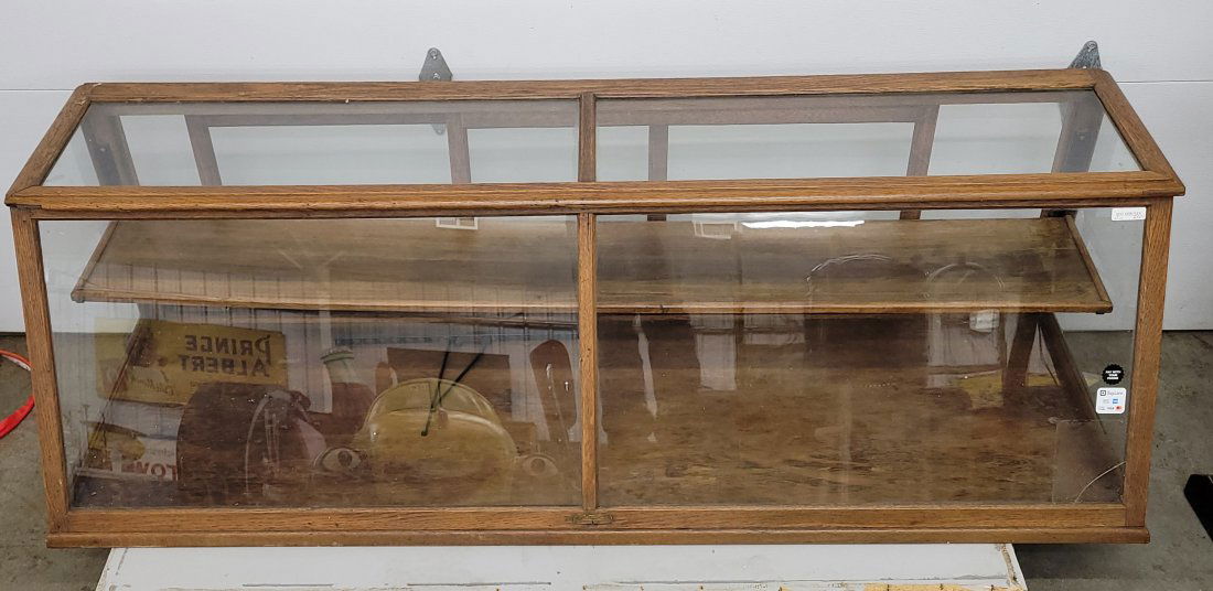 Antique Wood & Glass Country Store Display Showcase (1 of 3)