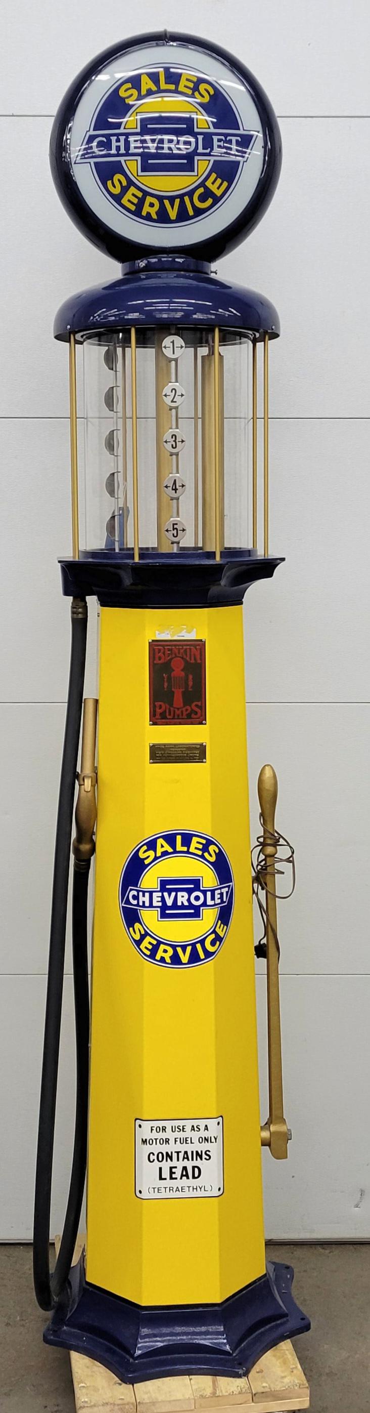 Chevrolet Sales and Service Gas Pump (Reproduction) (1 of 5)
