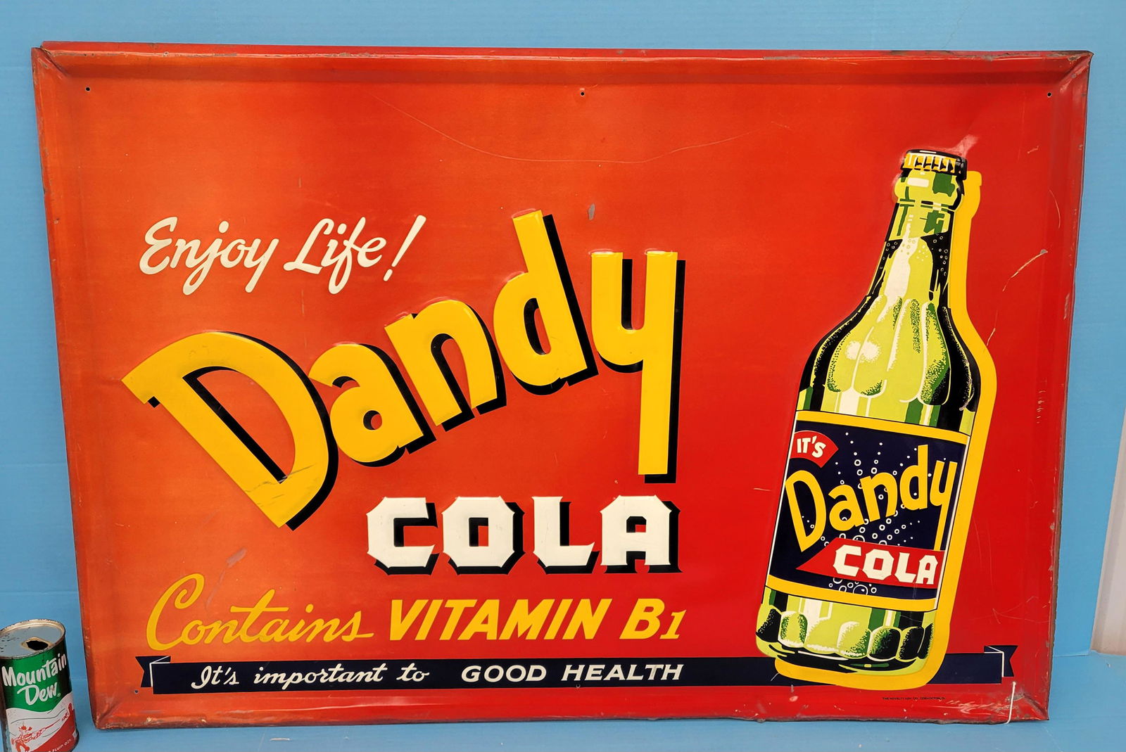 Dandy Cola Enjoy Life Embossed Sign (1 of 6)