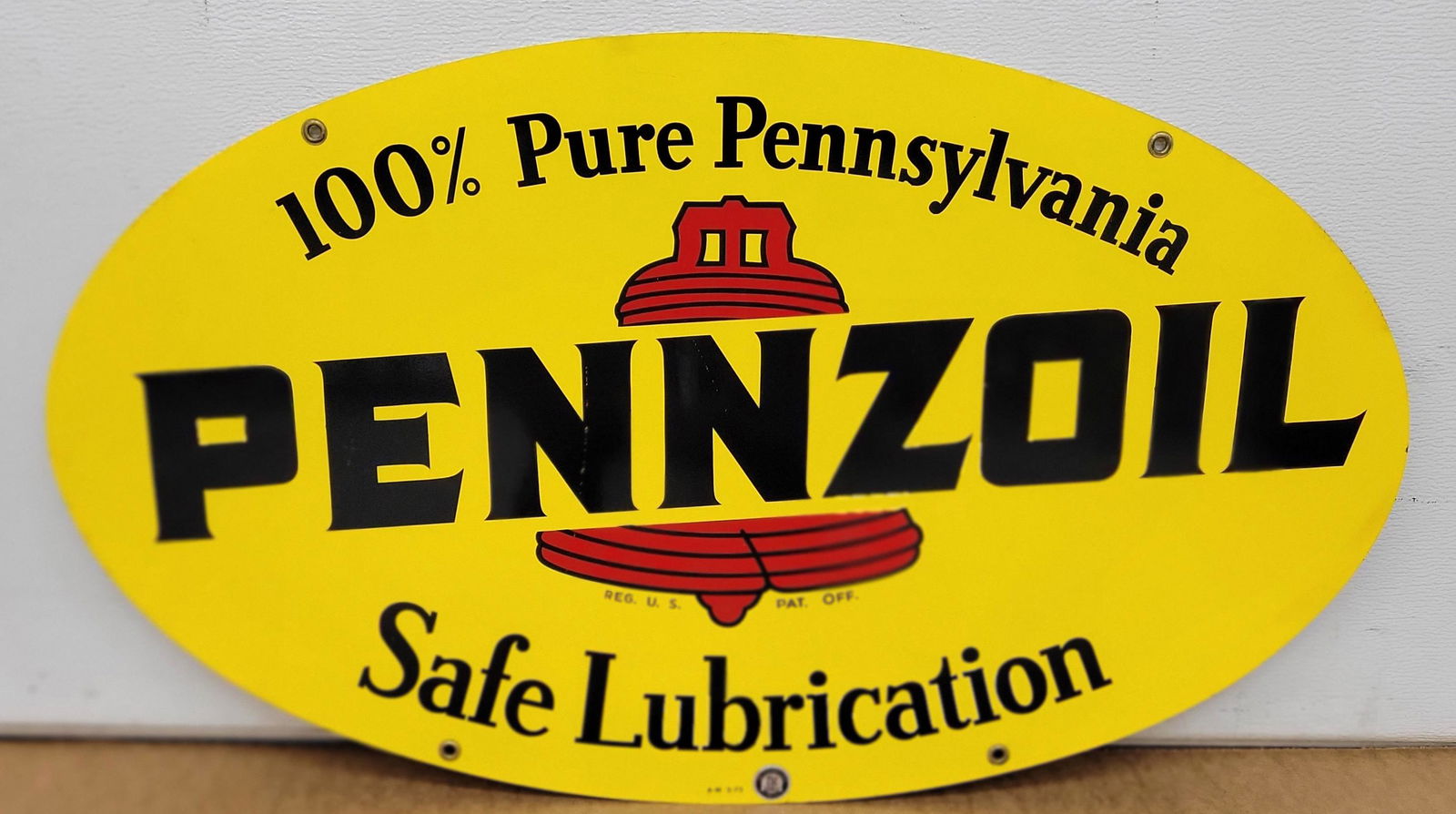 Pennzoil 100% Pure Pennsylvania Double Sided Sign TAC (1 of 3)