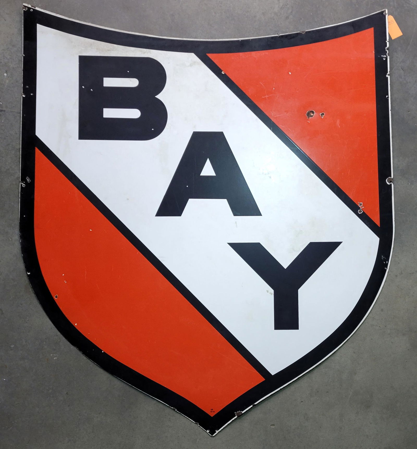 Large Bay Double Sided Porcelain Sign (1 of 5)