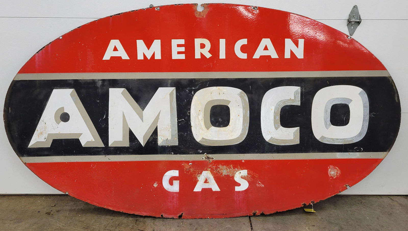 Amoco American Gas Porcelain Sign (1 of 6)